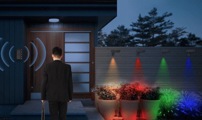JDB电子 JDB夺宝电子智能家居又一网红新品：旭日东方SOLARAXY太阳能联排射灯(图4)