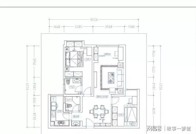 室内80㎡婚房装修终于搞定基装46w+家具5w+家电35软装2w！JDB电子 JDB夺宝电子(图2)