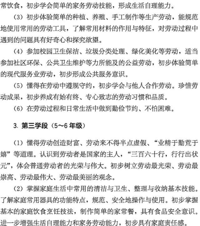 JDB电子 JDB夺宝电子教育部发布“新课标”中小学劳动课学做饭修家电？预计9月实施(图7)